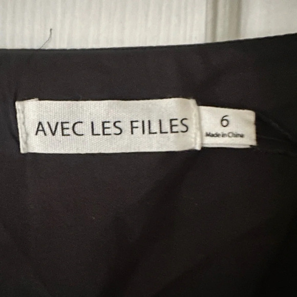 Avec Les Filles maxi chiffon dress, size 6, equestrian print, NWT - Picture 5 of 6